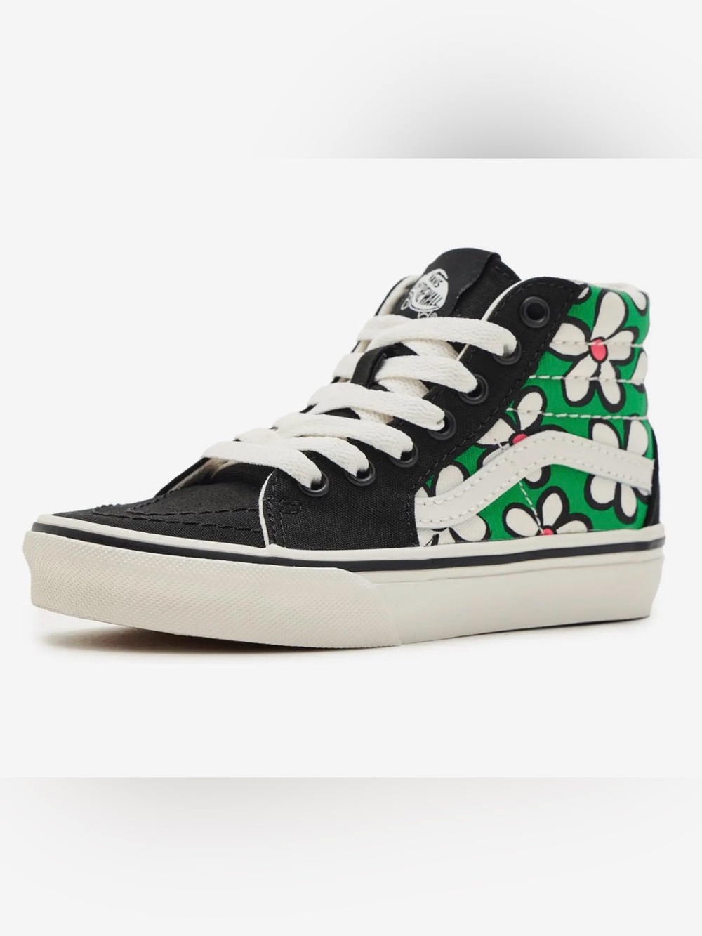 Vans Sk8 Hi Painted Floral Vivid Verdant